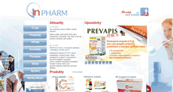 Desktop Screenshot of inpharm.cz